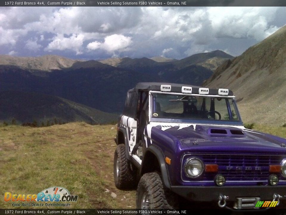 Custom Purple 1972 Ford Bronco 4x4 Photo #8