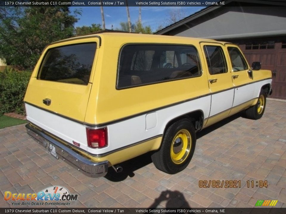 Colonial Yellow 1979 Chevrolet Suburban C10 Custom Deluxe Photo #2