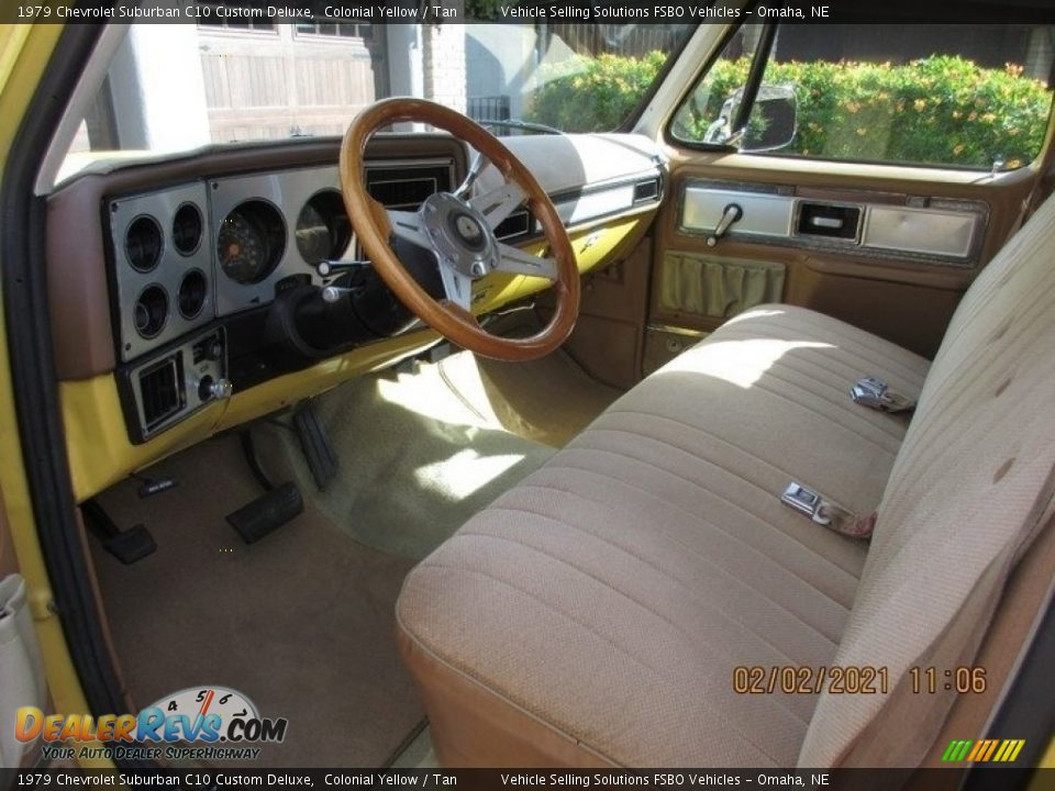 Tan Interior - 1979 Chevrolet Suburban C10 Custom Deluxe Photo #3