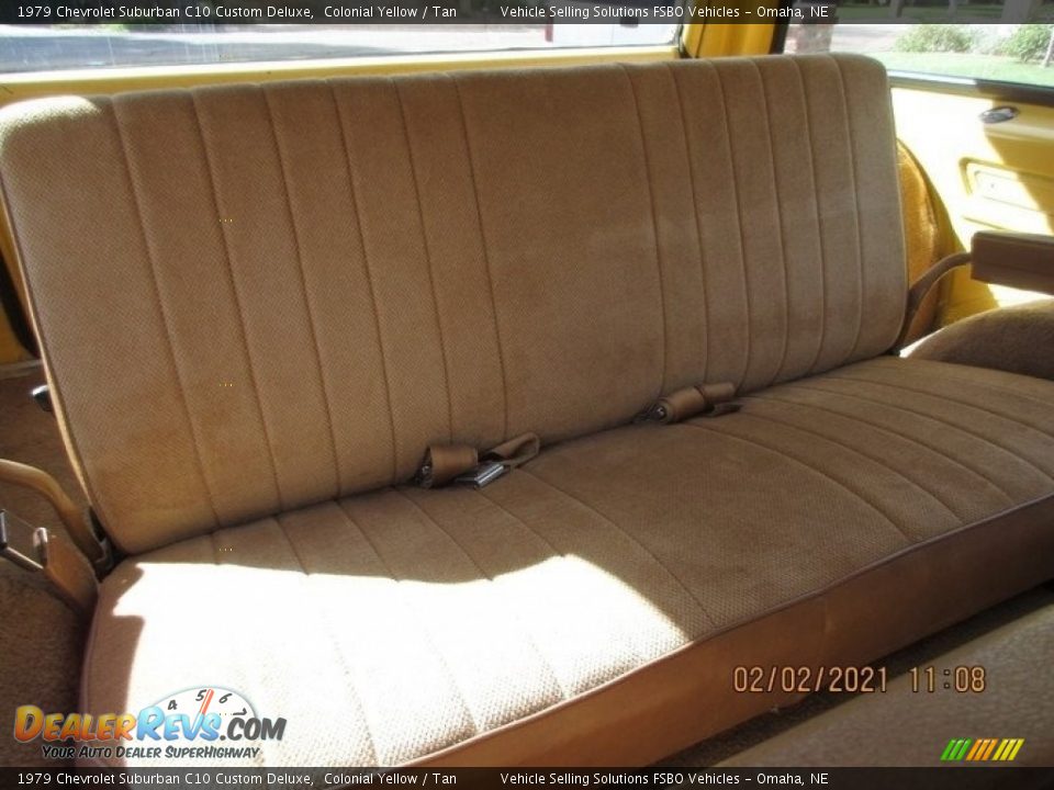 Rear Seat of 1979 Chevrolet Suburban C10 Custom Deluxe Photo #11