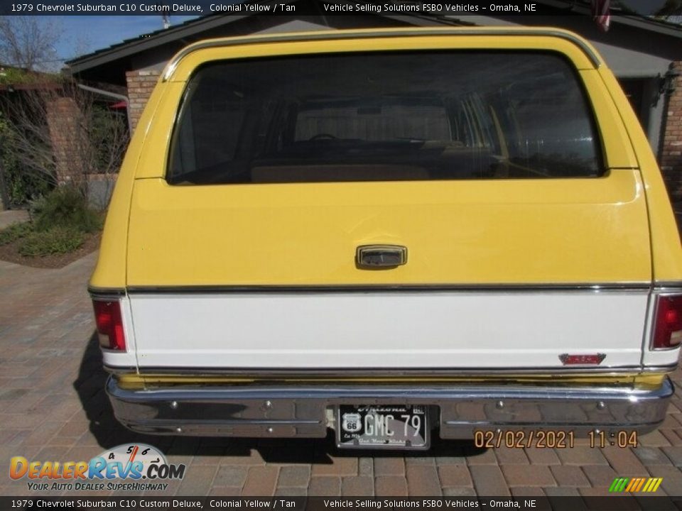 1979 Chevrolet Suburban C10 Custom Deluxe Colonial Yellow / Tan Photo #14