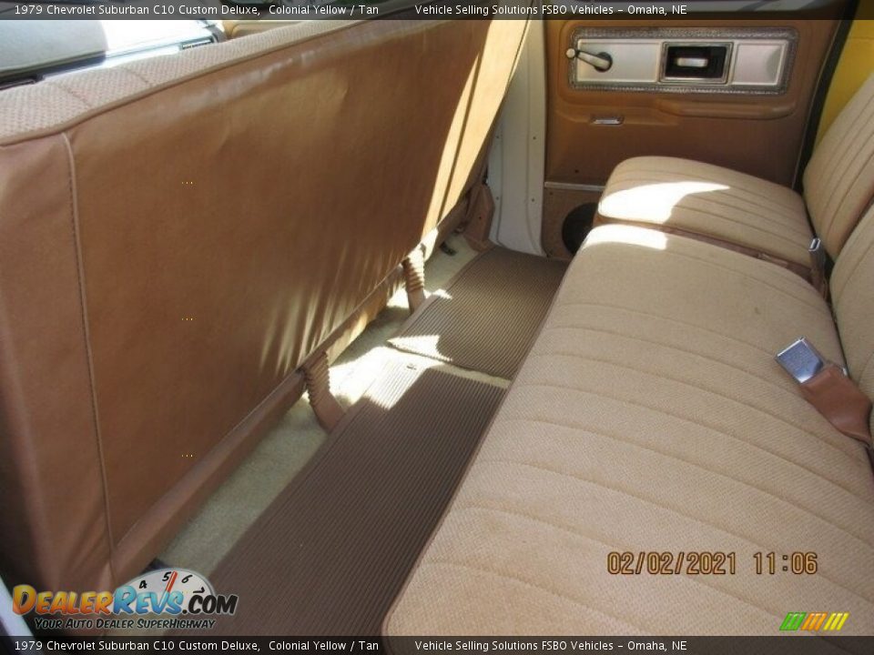 Rear Seat of 1979 Chevrolet Suburban C10 Custom Deluxe Photo #16