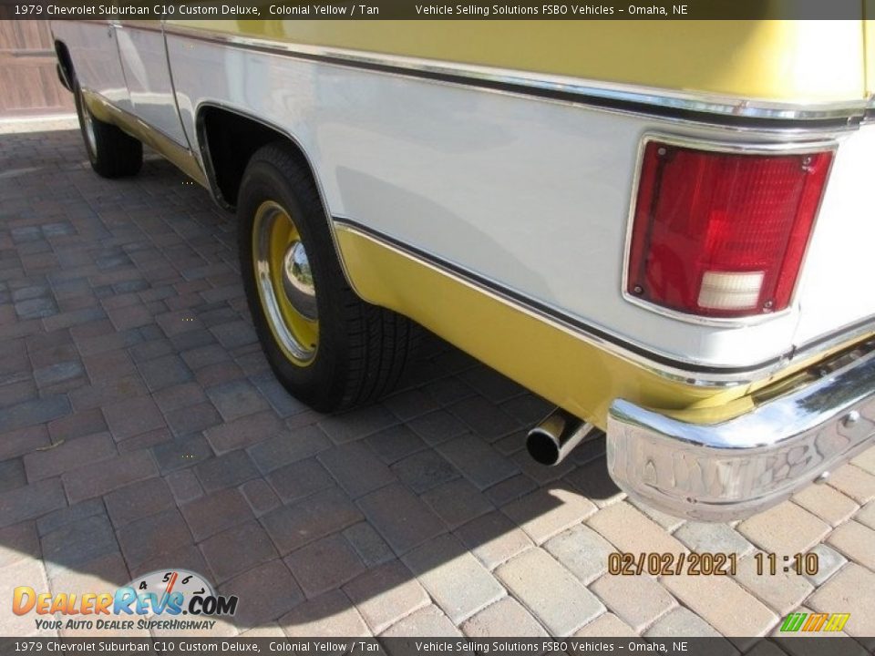 1979 Chevrolet Suburban C10 Custom Deluxe Colonial Yellow / Tan Photo #17