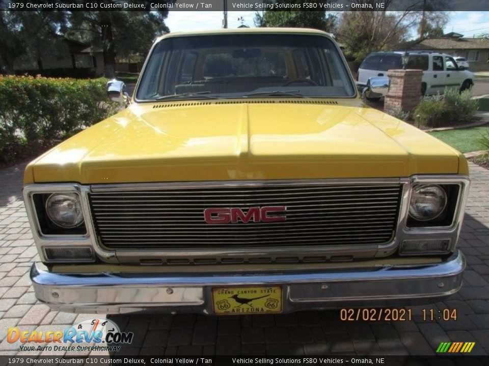 1979 Chevrolet Suburban C10 Custom Deluxe Colonial Yellow / Tan Photo #28