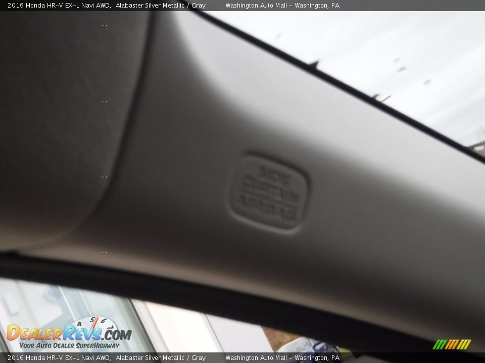 2016 Honda HR-V EX-L Navi AWD Alabaster Silver Metallic / Gray Photo #23