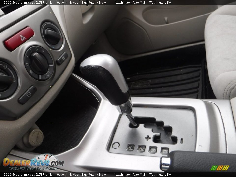 2010 Subaru Impreza 2.5i Premium Wagon Newport Blue Pearl / Ivory Photo #16