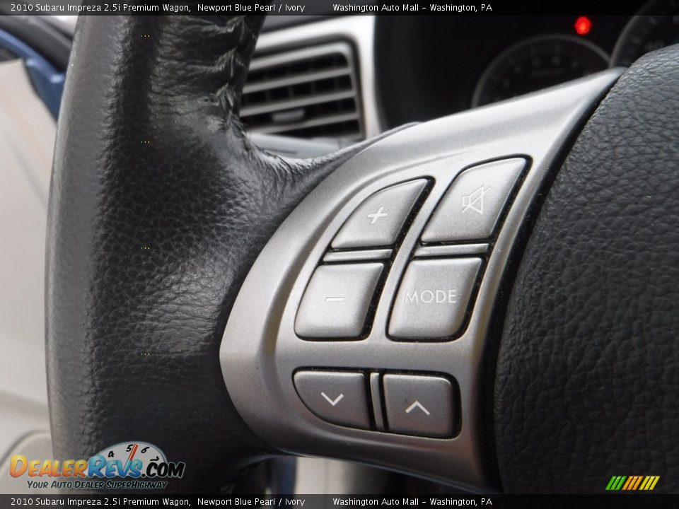2010 Subaru Impreza 2.5i Premium Wagon Newport Blue Pearl / Ivory Photo #18