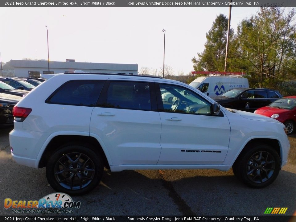 2021 Jeep Grand Cherokee Limited 4x4 Bright White / Black Photo #4