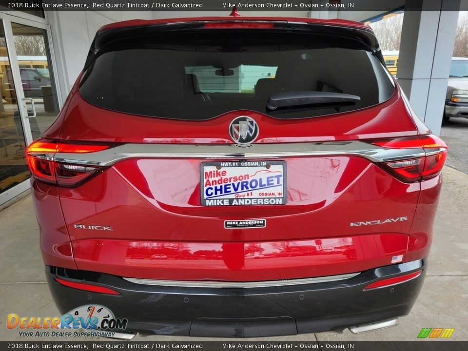 2018 Buick Enclave Essence Red Quartz Tintcoat / Dark Galvanized Photo #5