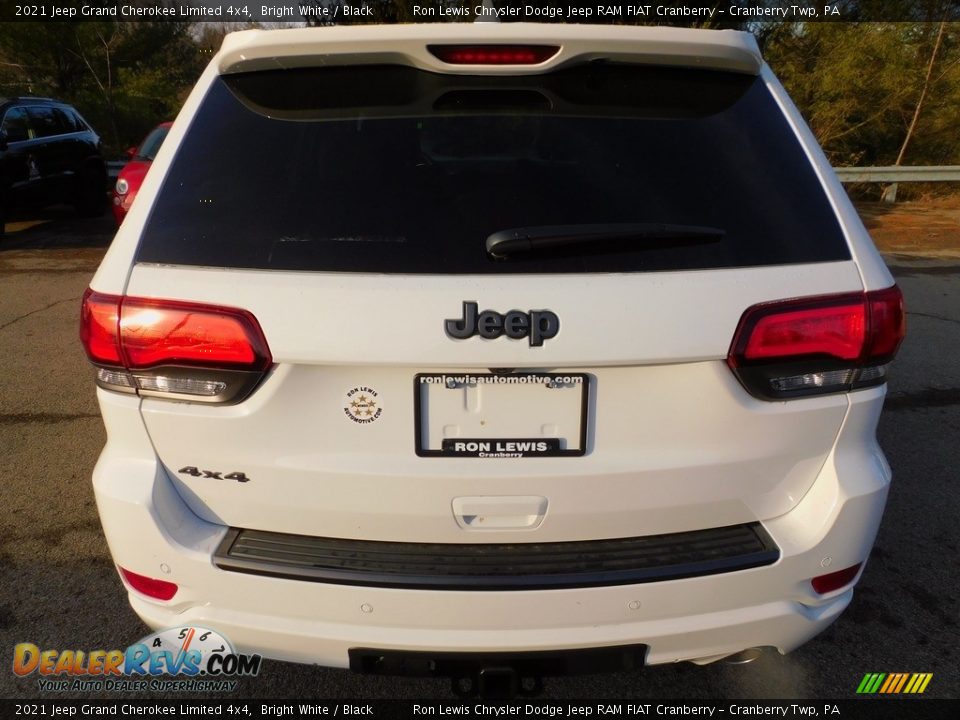 2021 Jeep Grand Cherokee Limited 4x4 Bright White / Black Photo #6