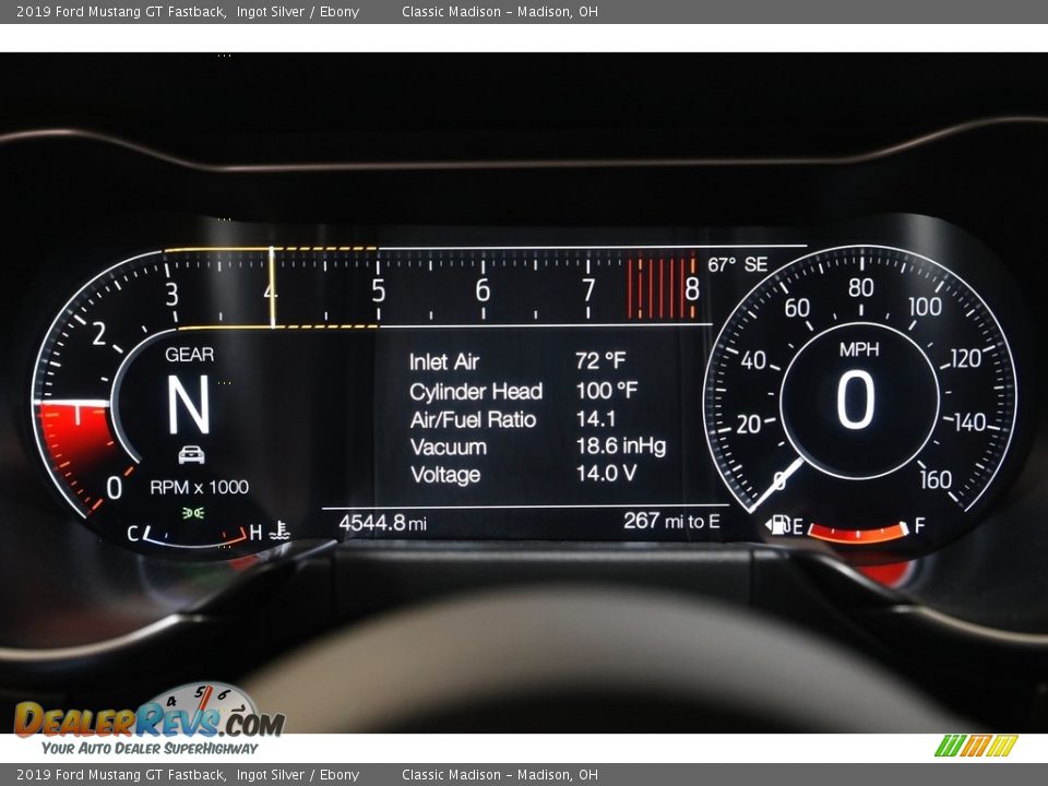 2019 Ford Mustang GT Fastback Ingot Silver / Ebony Photo #8