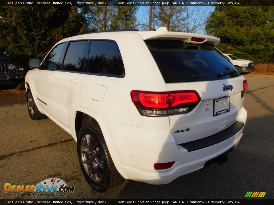 2021 Jeep Grand Cherokee Limited 4x4 Bright White / Black Photo #8