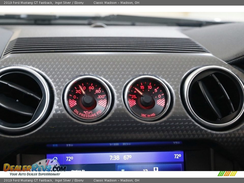 2019 Ford Mustang GT Fastback Ingot Silver / Ebony Photo #10