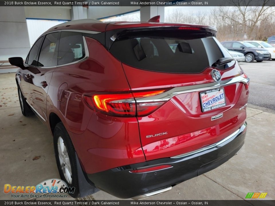 2018 Buick Enclave Essence Red Quartz Tintcoat / Dark Galvanized Photo #9