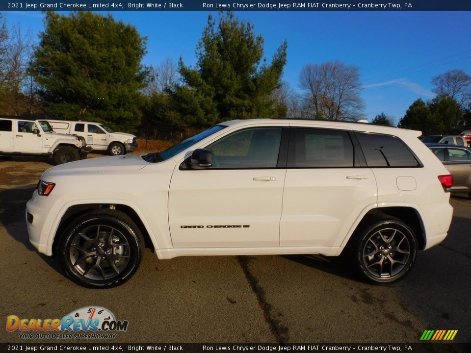 2021 Jeep Grand Cherokee Limited 4x4 Bright White / Black Photo #9