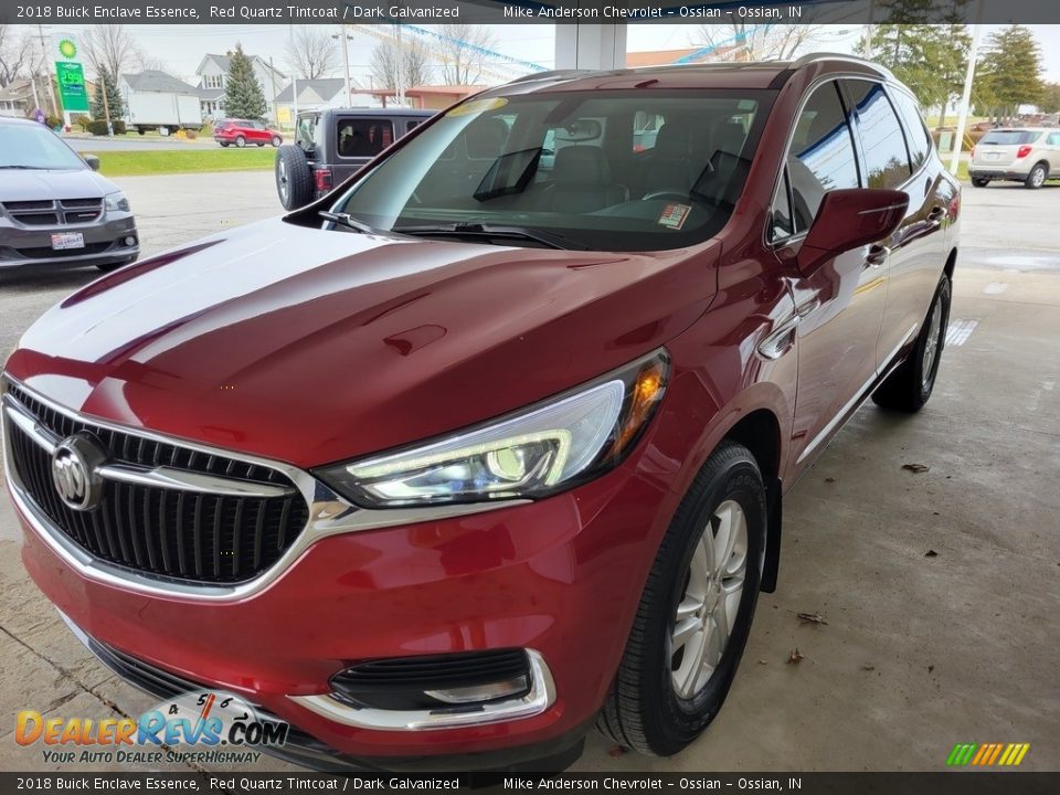 2018 Buick Enclave Essence Red Quartz Tintcoat / Dark Galvanized Photo #10