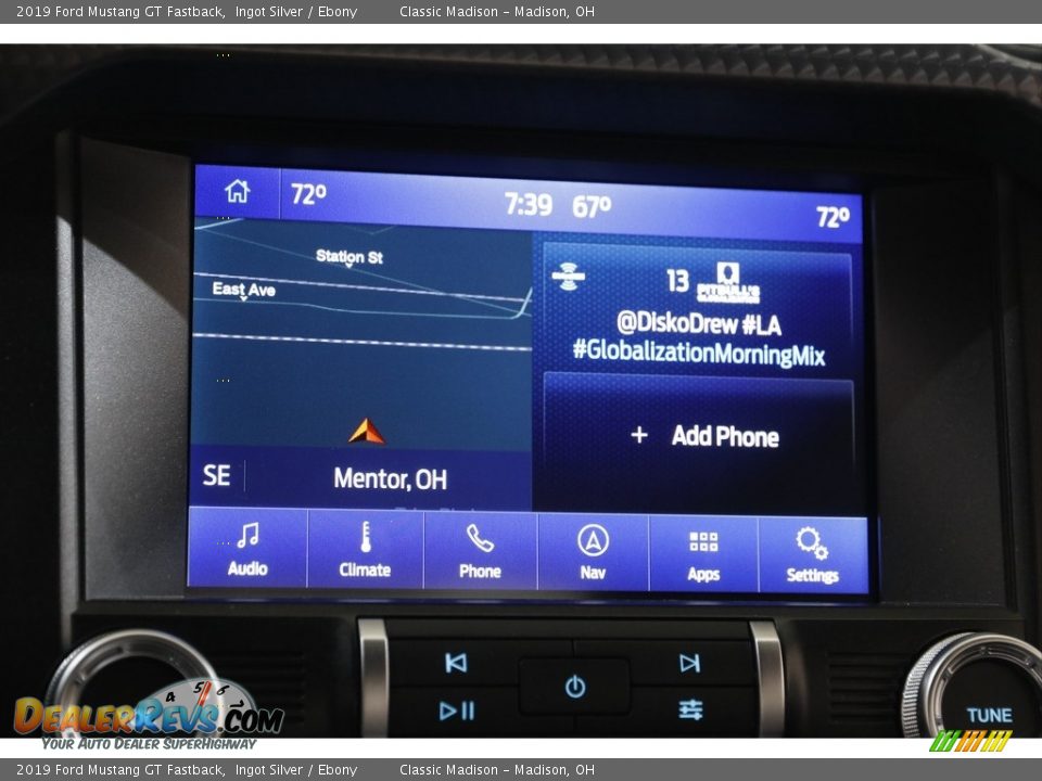 2019 Ford Mustang GT Fastback Ingot Silver / Ebony Photo #12