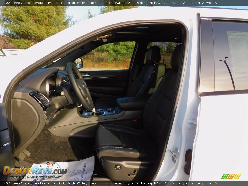 2021 Jeep Grand Cherokee Limited 4x4 Bright White / Black Photo #11