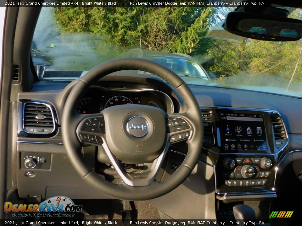 2021 Jeep Grand Cherokee Limited 4x4 Bright White / Black Photo #13