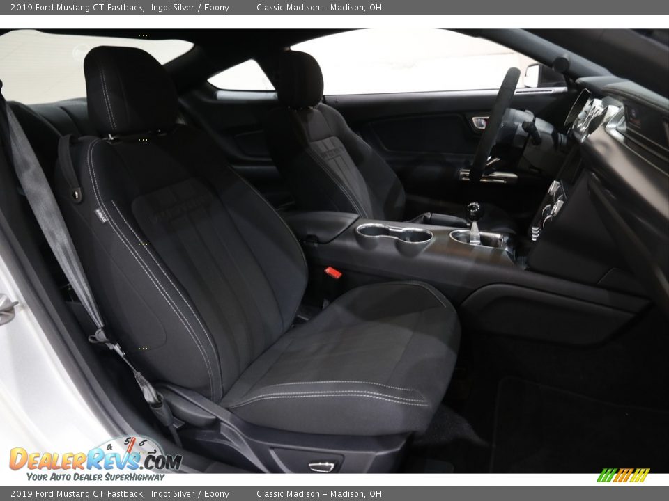2019 Ford Mustang GT Fastback Ingot Silver / Ebony Photo #19