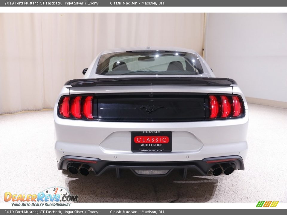 2019 Ford Mustang GT Fastback Ingot Silver / Ebony Photo #22