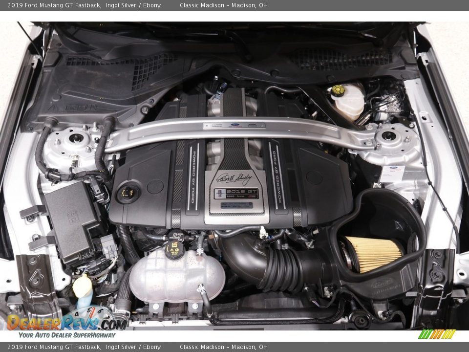 2019 Ford Mustang GT Fastback Ingot Silver / Ebony Photo #23