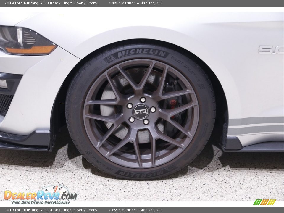 2019 Ford Mustang GT Fastback Ingot Silver / Ebony Photo #24