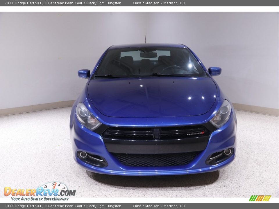 2014 Dodge Dart SXT Blue Streak Pearl Coat / Black/Light Tungsten Photo #2