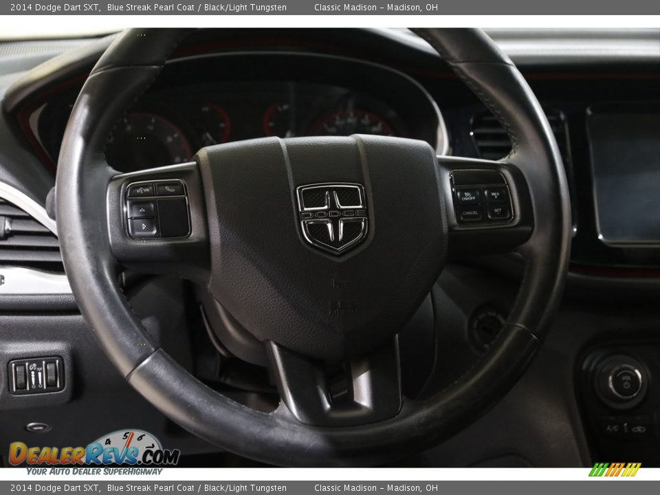 2014 Dodge Dart SXT Blue Streak Pearl Coat / Black/Light Tungsten Photo #7