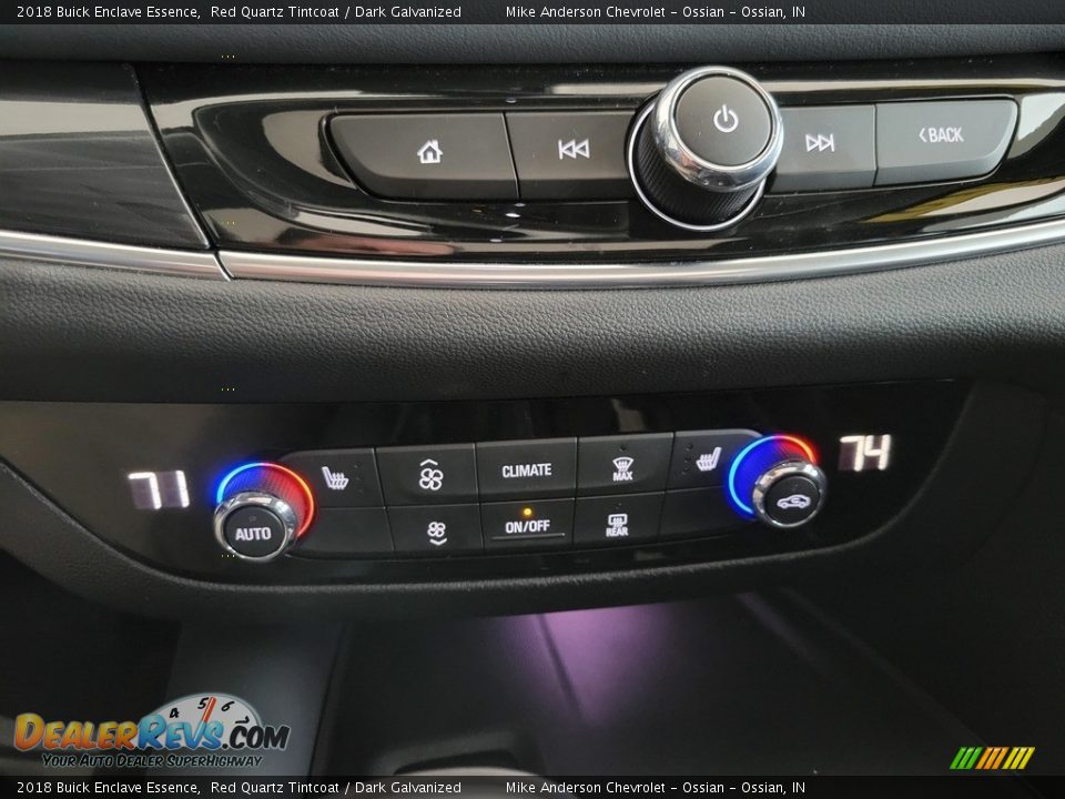 Controls of 2018 Buick Enclave Essence Photo #30