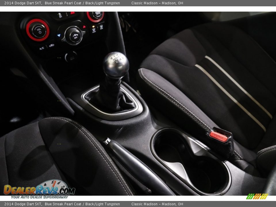 2014 Dodge Dart SXT Blue Streak Pearl Coat / Black/Light Tungsten Photo #13