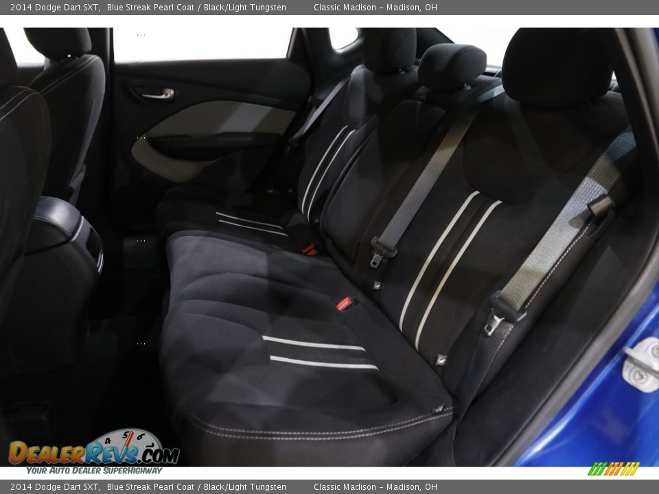 2014 Dodge Dart SXT Blue Streak Pearl Coat / Black/Light Tungsten Photo #17