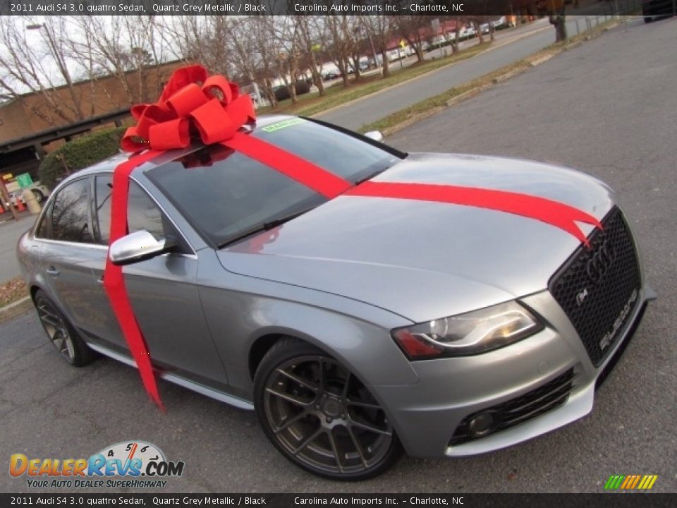 2011 Audi S4 3.0 quattro Sedan Quartz Grey Metallic / Black Photo #1