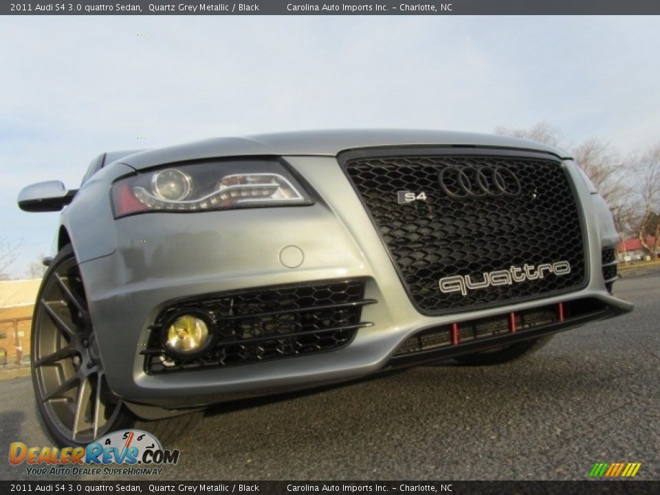 2011 Audi S4 3.0 quattro Sedan Quartz Grey Metallic / Black Photo #2