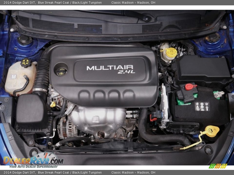 2014 Dodge Dart SXT Blue Streak Pearl Coat / Black/Light Tungsten Photo #19