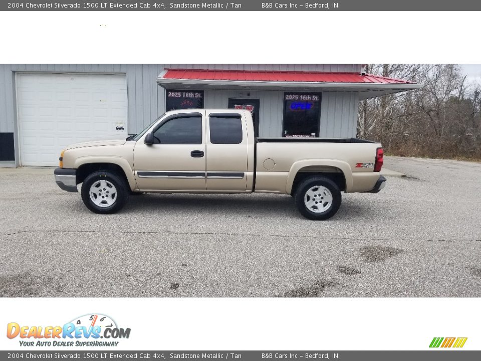 2004 Chevrolet Silverado 1500 LT Extended Cab 4x4 Sandstone Metallic / Tan Photo #6