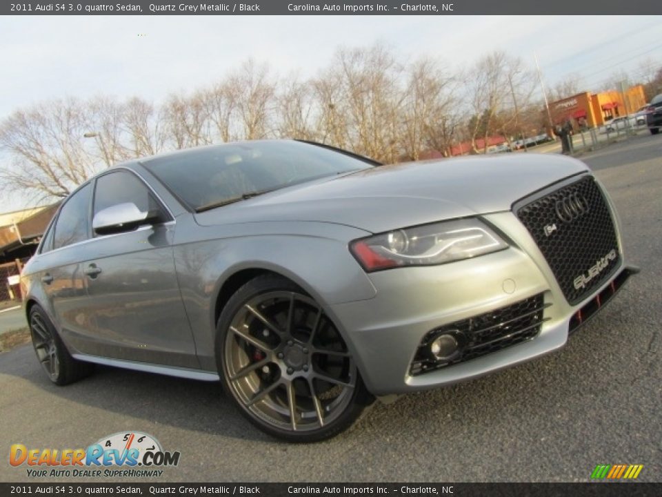 2011 Audi S4 3.0 quattro Sedan Quartz Grey Metallic / Black Photo #3