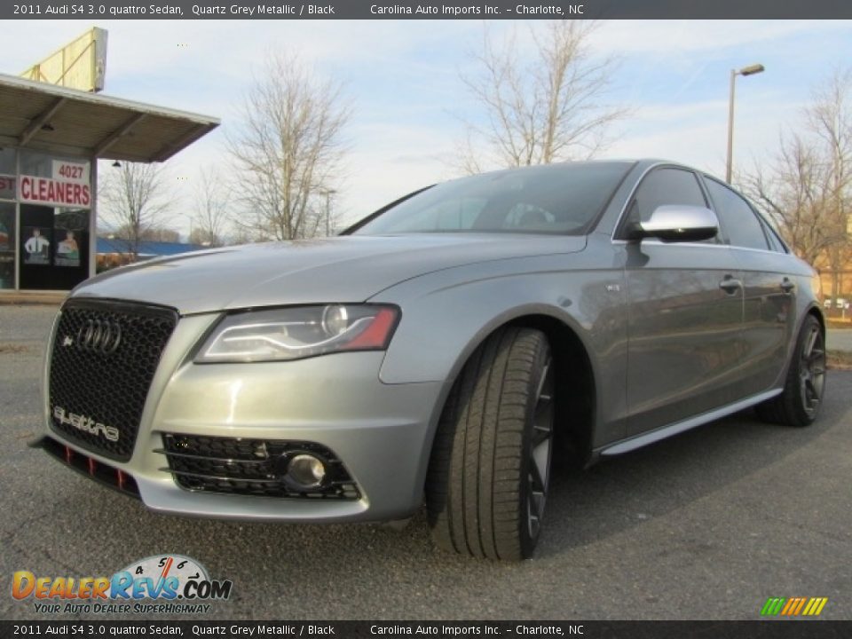 2011 Audi S4 3.0 quattro Sedan Quartz Grey Metallic / Black Photo #6