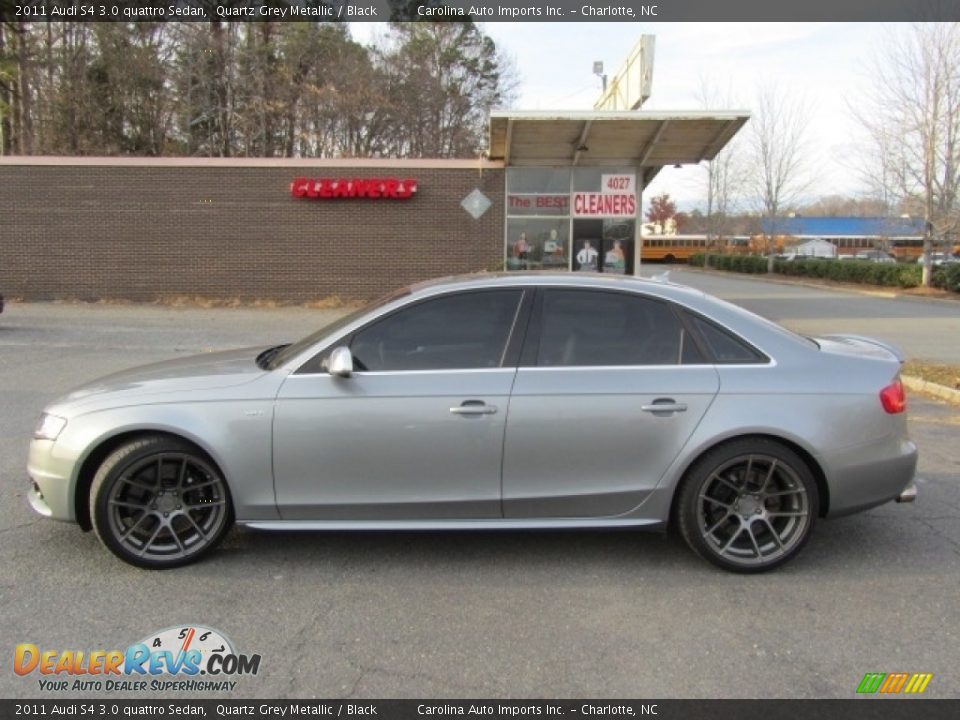 2011 Audi S4 3.0 quattro Sedan Quartz Grey Metallic / Black Photo #7