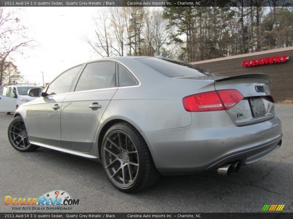2011 Audi S4 3.0 quattro Sedan Quartz Grey Metallic / Black Photo #8