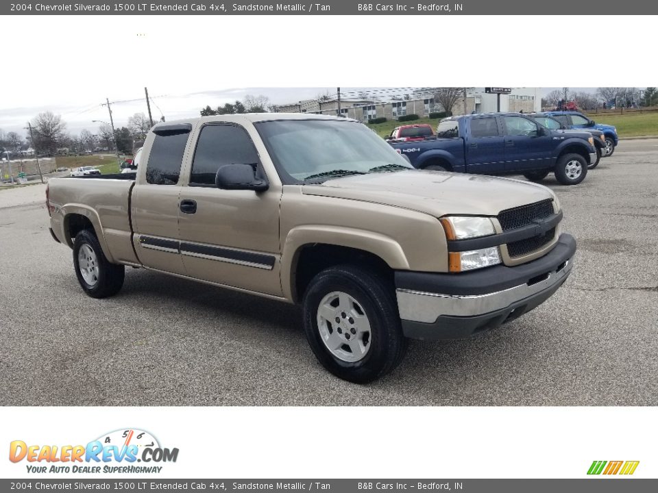 2004 Chevrolet Silverado 1500 LT Extended Cab 4x4 Sandstone Metallic / Tan Photo #11