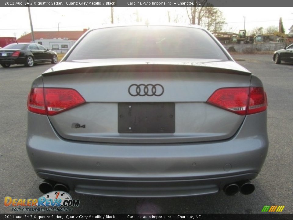 2011 Audi S4 3.0 quattro Sedan Quartz Grey Metallic / Black Photo #9