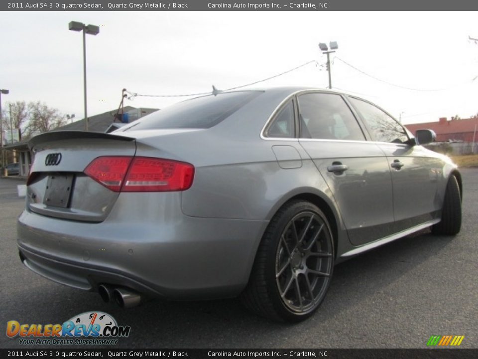 2011 Audi S4 3.0 quattro Sedan Quartz Grey Metallic / Black Photo #10