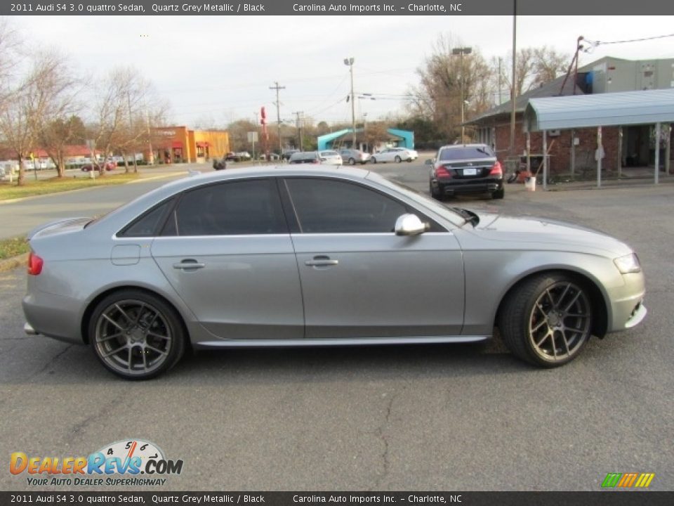 2011 Audi S4 3.0 quattro Sedan Quartz Grey Metallic / Black Photo #11