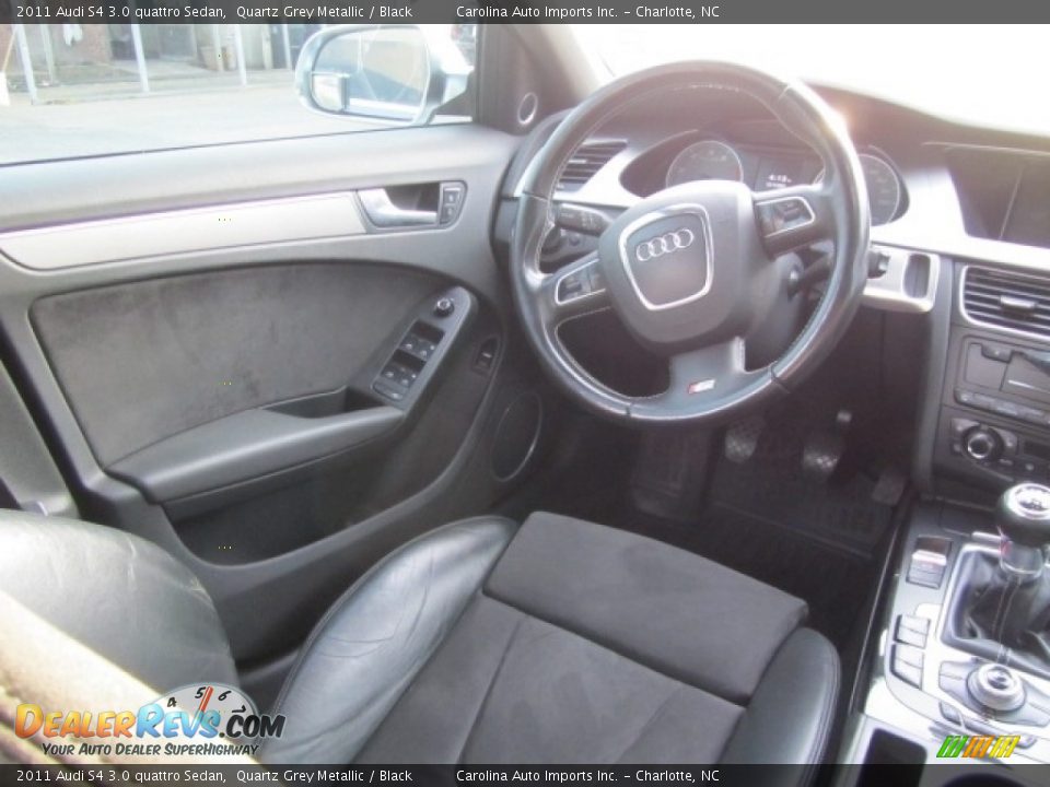 2011 Audi S4 3.0 quattro Sedan Quartz Grey Metallic / Black Photo #12