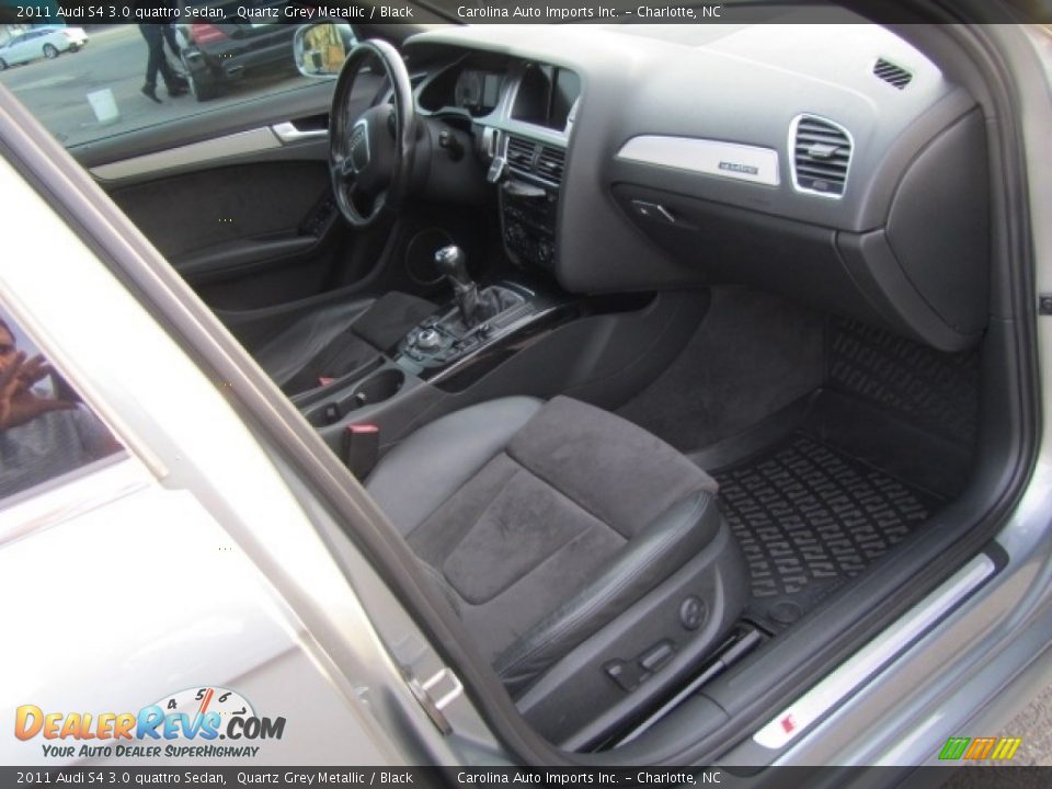 2011 Audi S4 3.0 quattro Sedan Quartz Grey Metallic / Black Photo #21