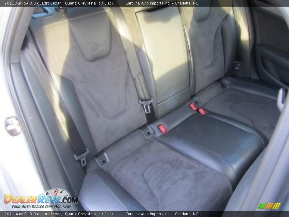 2011 Audi S4 3.0 quattro Sedan Quartz Grey Metallic / Black Photo #24