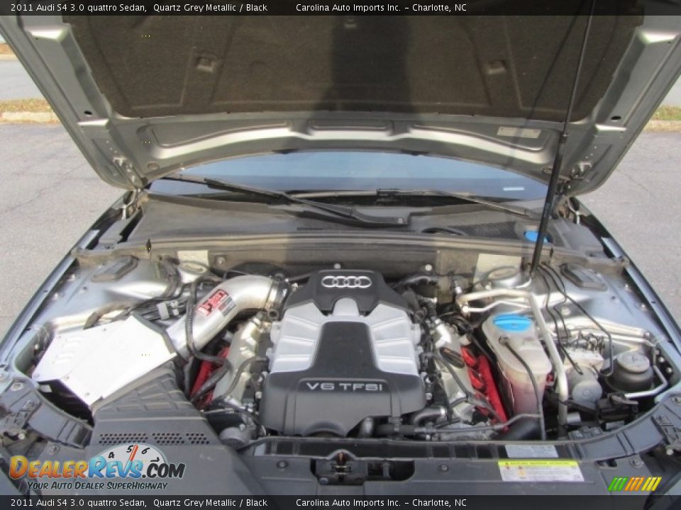 2011 Audi S4 3.0 quattro Sedan Quartz Grey Metallic / Black Photo #25
