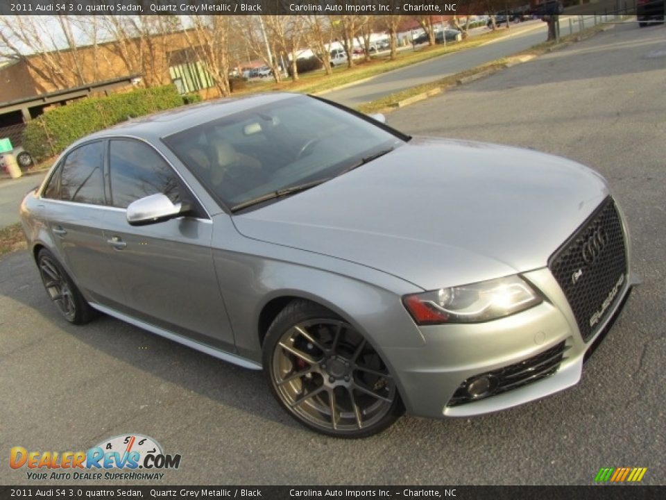 2011 Audi S4 3.0 quattro Sedan Quartz Grey Metallic / Black Photo #28