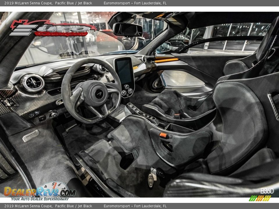 Jet Black Interior - 2019 McLaren Senna Coupe Photo #4
